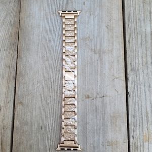 Gold Tone smart watch/ Apple watch band